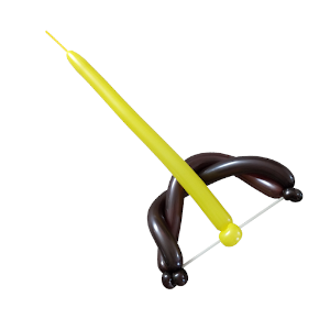 Balloon bow-arrow